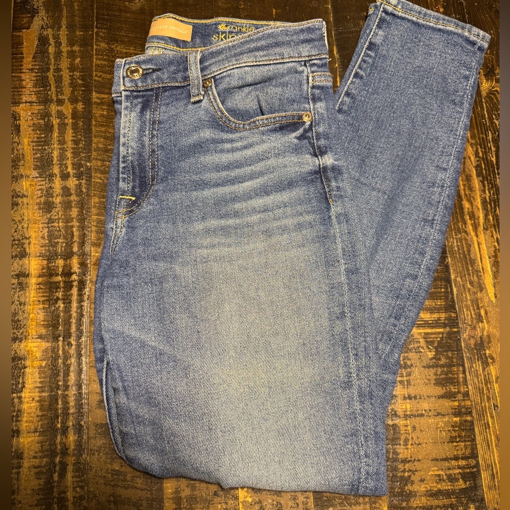 7 For All Mankind The Ankle Skinny Denim